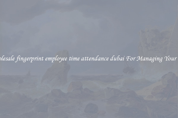 Wholesale fingerprint employee time attendance dubai For Managing Your Time