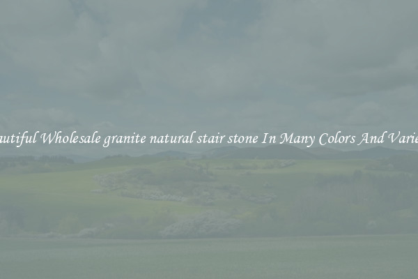 Beautiful Wholesale granite natural stair stone In Many Colors And Varieties