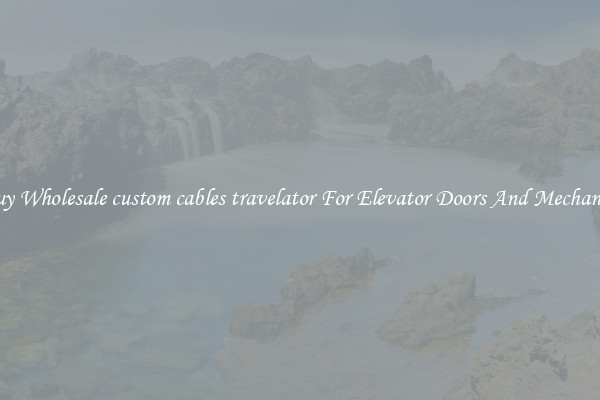 Buy Wholesale custom cables travelator For Elevator Doors And Mechanics