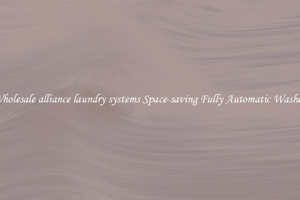 Wholesale alliance laundry systems Space-saving Fully Automatic Washer 
